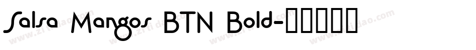 Salsa Mangos BTN Bold字体转换